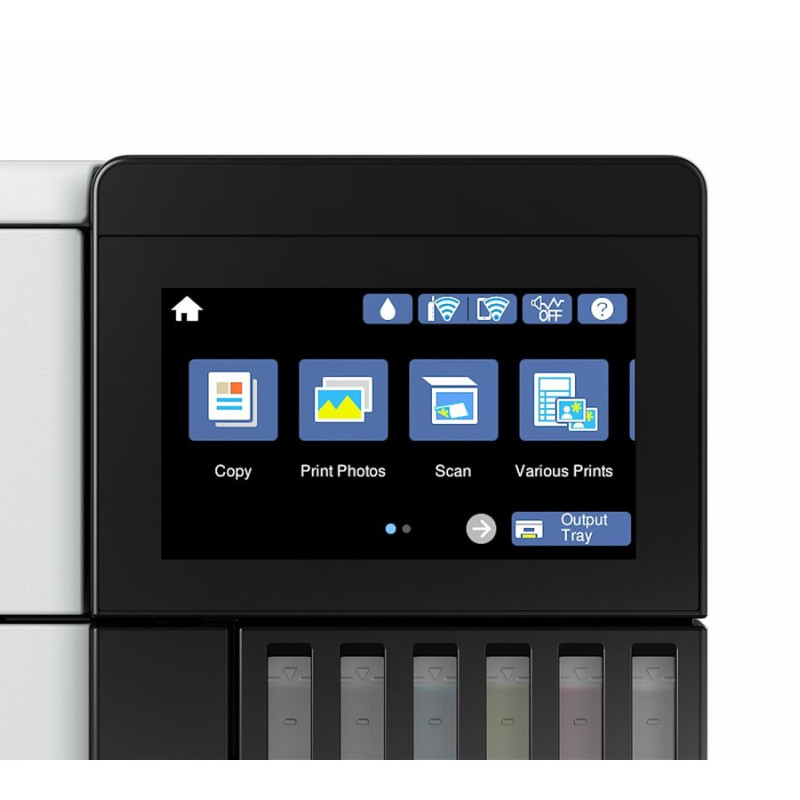 Epson | Bezvadu foto printeris | EcoTank L8160 | Tintes | Krāsains | Tintes daudzfunkcionālais printeris | A4 | Wi‑Fi | Pelēks