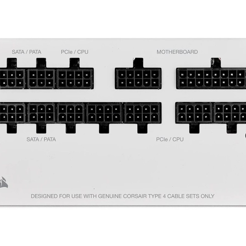 Corsair | Pilnībā modulārs ATX barošanas bloks (ES) | RM White Series RM750 | 750 W | 80 PLUS GOLD sertificēts