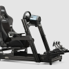 Next Level Racing | PU āda un zamšāda | Regulējama atzveltne | ERS5 Elite PU āda un zamšāda izdevums | Melna