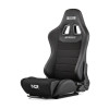 Next Level Racing | PU āda un zamšāda | Regulējama atzveltne | ERS5 Elite PU āda un zamšāda izdevums | Melna