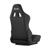 Next Level Racing | PU āda un zamšāda | Regulējama atzveltne | ERS5 Elite PU āda un zamšāda izdevums | Melna