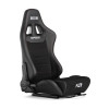 Next Level Racing | PU āda un zamšāda | Regulējama atzveltne | ERS5 Elite PU āda un zamšāda izdevums | Melna