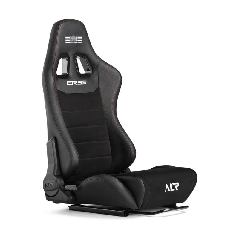 Next Level Racing | PU āda un zamšāda | Regulējama atzveltne | ERS5 Elite PU āda un zamšāda izdevums | Melna