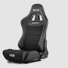 Next Level Racing | PU āda un zamšāda | Regulējama atzveltne | ERS5 Elite PU āda un zamšāda izdevums | Melna