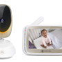 Motorola | Wi-Fi Video Baby Monitor with Mood Light | VM85 CONNECT 5.0" | White/Gold
