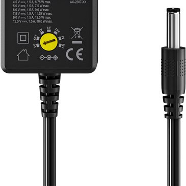 Goobay universālais barošanas bloks 5–15 V, maks. 36 W, 2,4 A | 74436