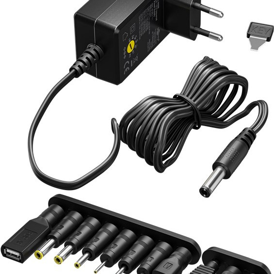 Goobay universālais barošanas bloks 5–15 V, maks. 36 W, 2,4 A | 74436