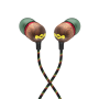 Marley vadu austiņas ar ielikto mikrofonu | Smile Jamaica | USB Type-C | Rasta