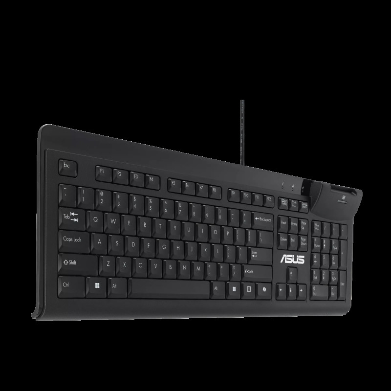 Asus KU100 | viedkaršu tastatūra | vada | US | melna