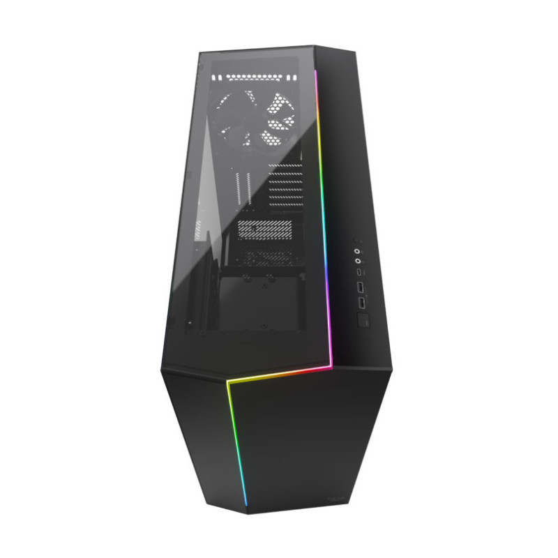 Fractal Design | FD-C-VER1A-01 Vector RS - Blackout TG | Sānu logs | E-ATX | ATX