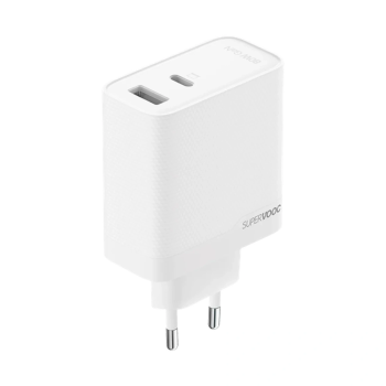 OPPO SUPERVOOC 80W lādētājs, OSAB7CF3AE, Balts | Adapteris