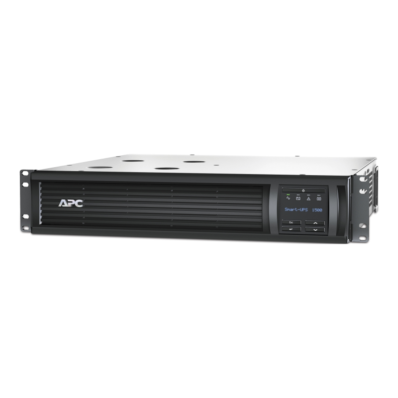 Schneider Electric APC Smart-UPS, 2U iekraušanai skapī, 230 V, 4x IEC C13 ligzdas, tīkla karte, AVR, LCD | SMT1500RMI2UNC | 1500 VA | 1000 W | 230 V
