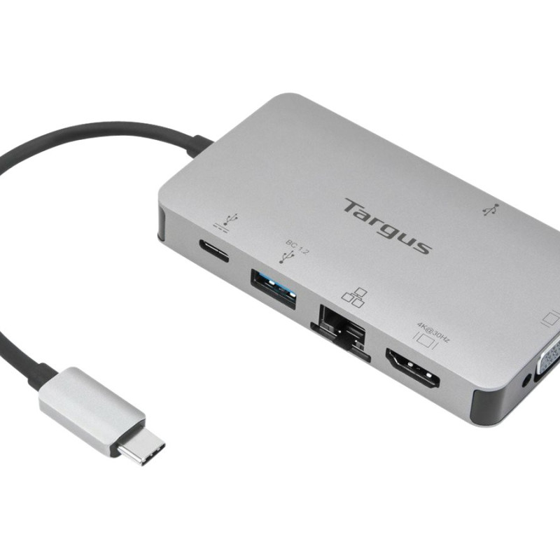 Targus | USB-C DP Alt Mode vienkanāla video 4K HDMI/VGA dokstacija ar 100W PD caurlaidību | DOCK419EUZ | VGA (D-Sub) portu skaits 1 | HDMI portu skaits 1