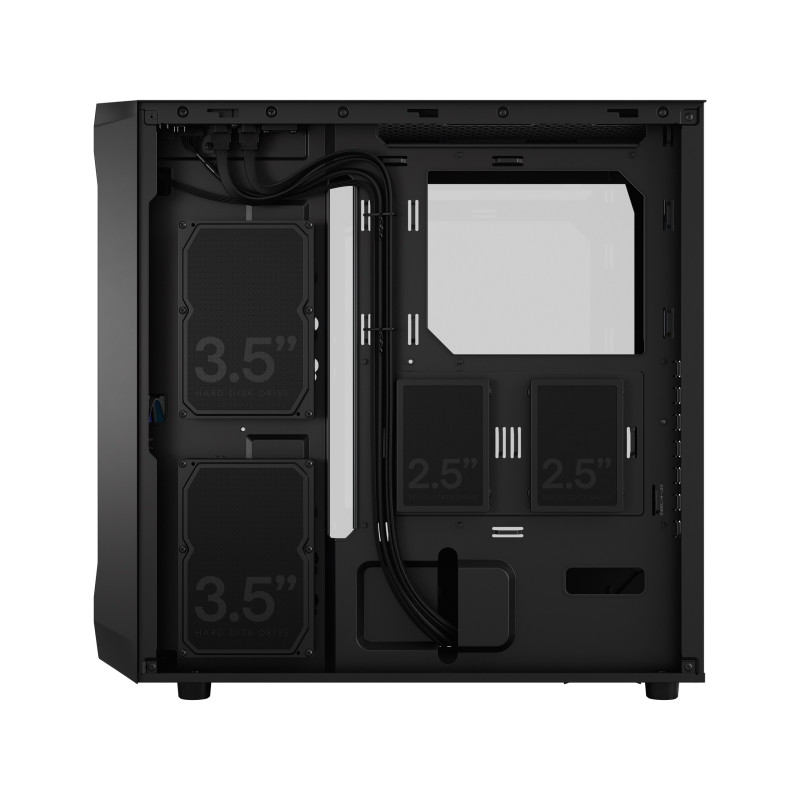 Fractal Design | Focus 2 | Side window | RGB Black TG Clear Tint | Midi Tower | ATX