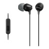 Sony | EX sērija | MDR-EX15AP | Ausīs ievietojamas austiņas | Melna