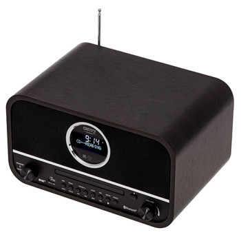 Camry | Retro radio | CR 1182 | AUX in | Melns