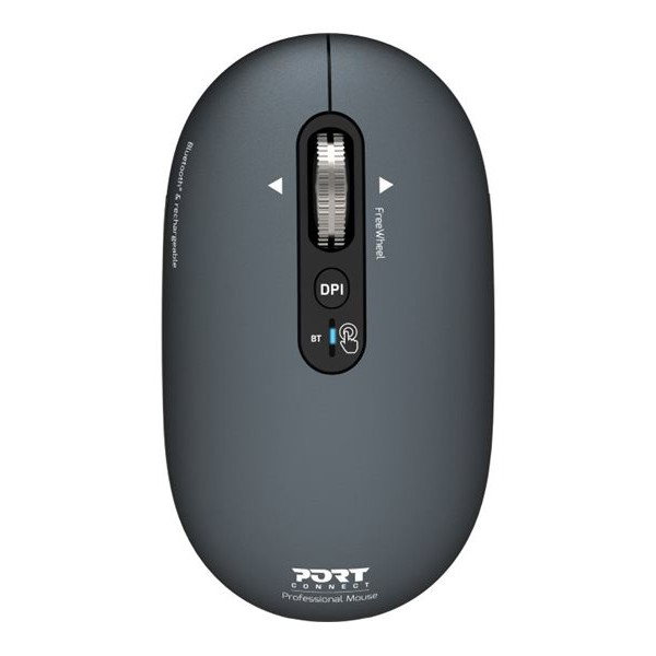 PORT CONNECT pele | PURE MAC | bezvadu | Bluetooth | pelēka