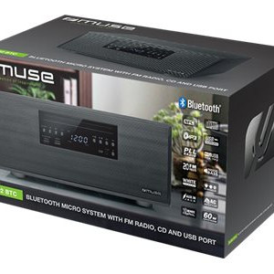 Muse | Bluetooth Micro System | M-692 BTC | 2 x 30 W | Bluetooth | Wireless connection | NFC features | Black