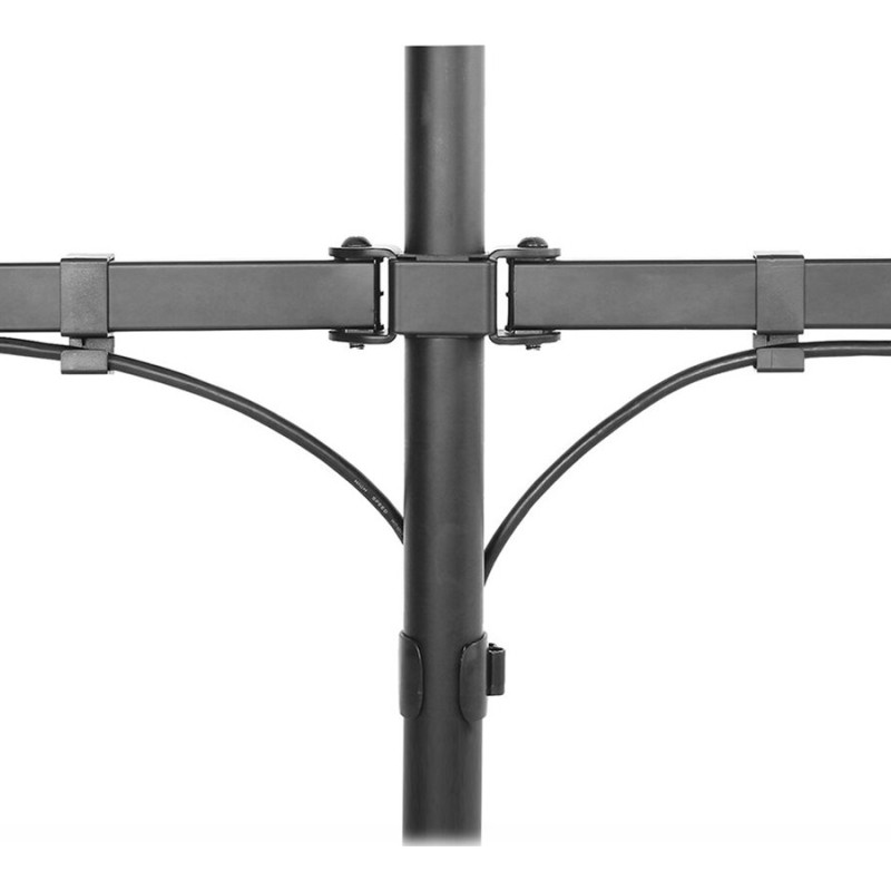 Neomounts Desk Mount | FPMA-D550DBLACK monitora roka | Regulējams augstums, rotācija, nolieksme, pagrieziens | 10–32 