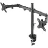 Neomounts Desk Mount | FPMA-D550DBLACK monitora roka | Regulējams augstums, rotācija, nolieksme, pagrieziens | 10–32 