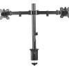 Neomounts Desk Mount | FPMA-D550DBLACK monitora roka | Regulējams augstums, rotācija, nolieksme, pagrieziens | 10–32 