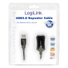 Logilink | USB 2.0 pastiprinātājs 5m | USB-A uz USB-A USB A spraudnis | USB A ligzda