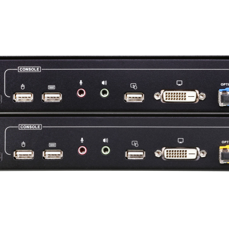 Aten | USB DVI optiskais KVM pagarinātājs | CE680 | 1920 x 1200 līdz 600 m