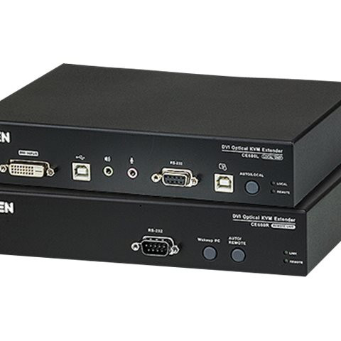 Aten | USB DVI optiskais KVM pagarinātājs | CE680 | 1920 x 1200 līdz 600 m