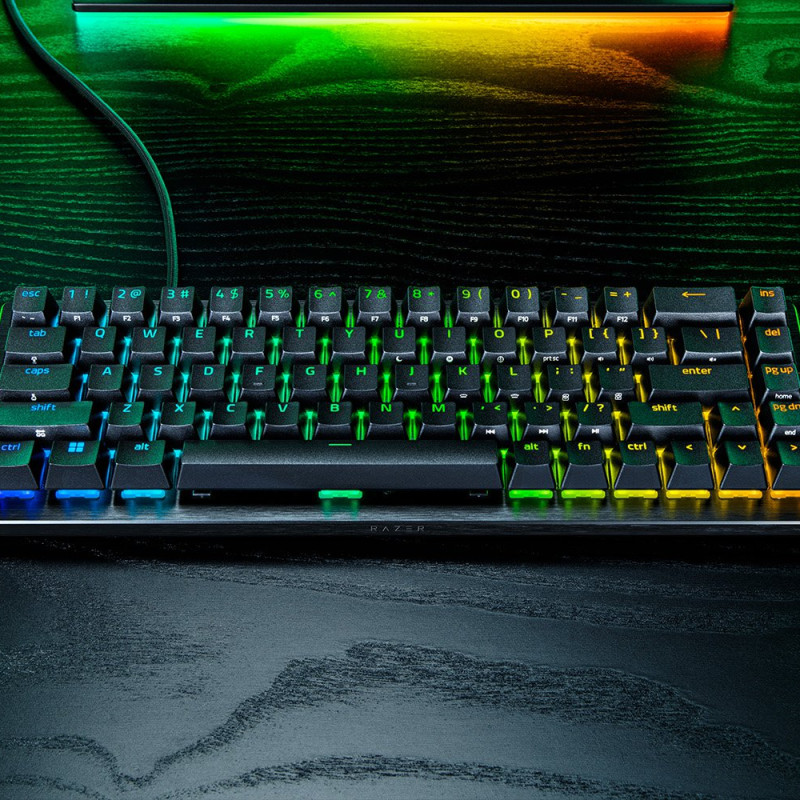 Razer Hall Effect Magnetic Esports Keyboard | Huntsman V3 HE Magnetic Mini 65% 8KHz | Keyboard | Wired | US | Razer Hall Effect Magnetic Switches