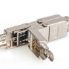 DN-93912 | Field Termination Coupler CAT 6A, 500 MHz for AWG 22-26, fully shielded with metal srew cap