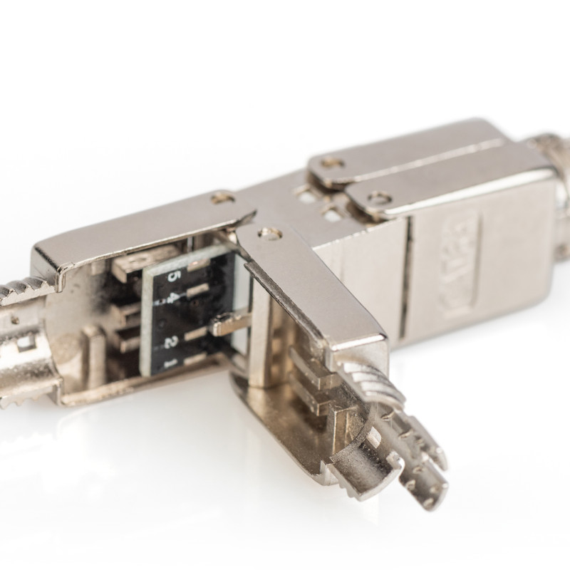 DN-93912 | Field Termination Coupler CAT 6A, 500 MHz for AWG 22-26, fully shielded with metal srew cap