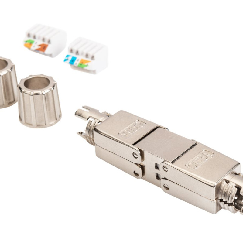 DN-93912 | Field Termination Coupler CAT 6A, 500 MHz for AWG 22-26, fully shielded with metal srew cap