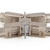 DN-93912 | Field Termination Coupler CAT 6A, 500 MHz for AWG 22-26, fully shielded with metal srew cap