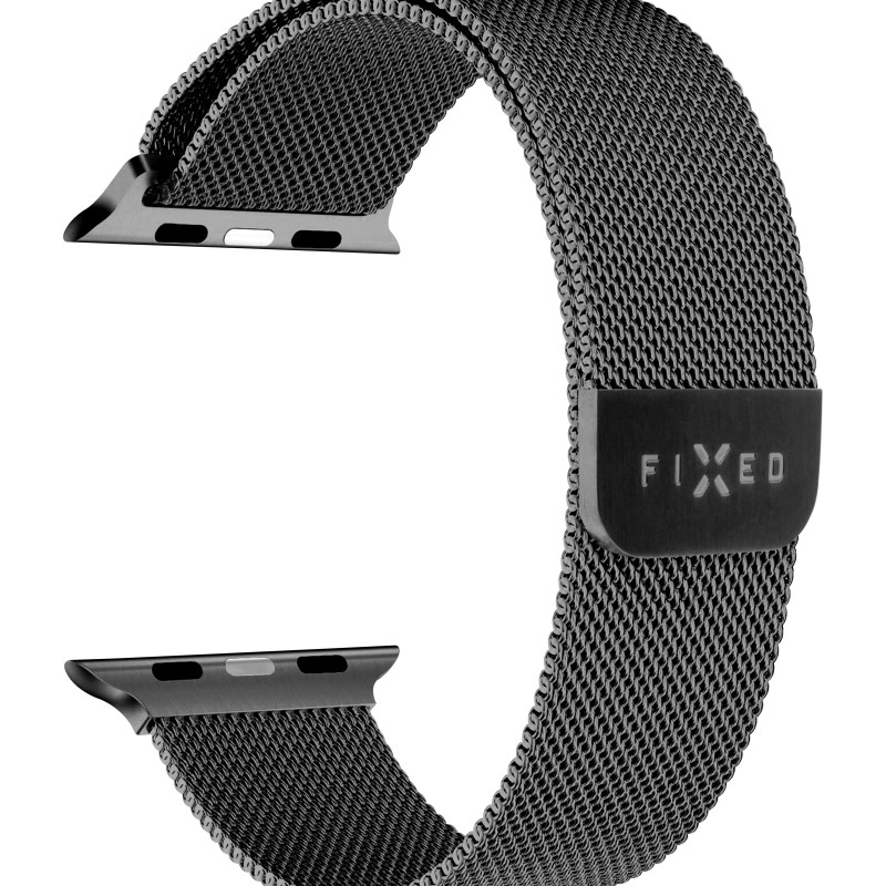 Fixed | Tīkla siksniņa Apple Watch 42/44/45/46/49mm | 42 mm, 44 mm, 45 mm, 46 mm, 49 mm | Melna