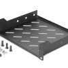 Digitus | 1U fiksētā plaukta | DN-10-TRAY-2-B | Piemērota komponentiem, kas nav 254 mm (10