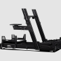 Next Level Racing | Aluminum; Carbon Steel | Racing Simulator Cockpit | GTElite Wheel Plate Edition | Black
