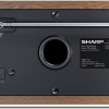Sharp DR-450(BR) digitālais radio, FM/DAB/DAB+, Bluetooth 4.2, modinātājs, brūns | Sharp | Digital Radio | DR-450(BR) | Bluetooth | Brown