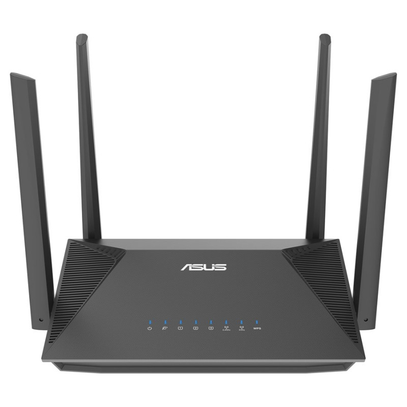 Asus | AX1800 AiMesh bezvadu maršrutētājs | RT-AX52 | 802.11ax | 10/100/1000 Mbit/s | Ethernet LAN (RJ-45) pieslēgvietas 3 | Mesh atbalsts Jā | MU-MIMO Nē | Bez mobila platjoslas | Antenas tips Ārējā