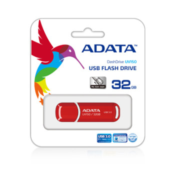 ADATA | UV150 | 32 GB | USB 3.0 | Sarkans