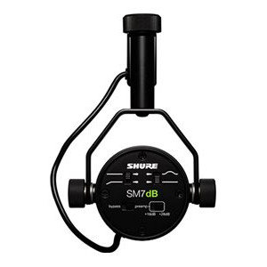 Shure | Dynamic Vocal Microphone With Built-in Preamp | SM7DB | Black