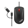 Lenovo | ThinkPad USB-C Wired Compact Mouse | USB-C | Raven black