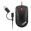 Lenovo | ThinkPad USB-C Wired Compact Mouse | USB-C | Raven black