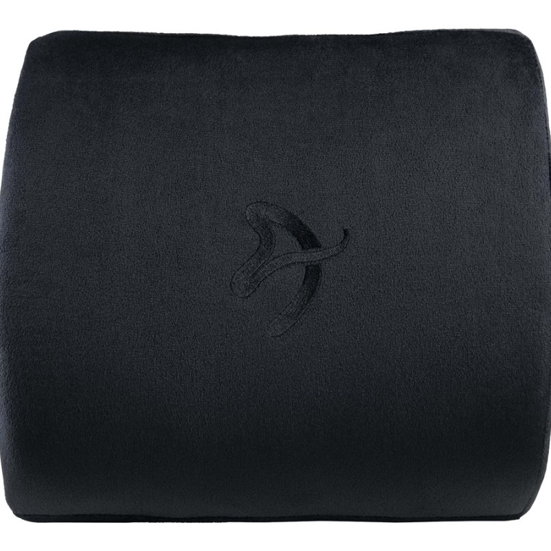 Arozzi Velvet polyester | Jostasvietas atbalsta spilvens | Melns