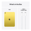 Apple | iPad | 11 " | Yellow | IPS, Liquid Retina | 2360 x 1640 pixels | Apple A16 | 512 GB | Wi-Fi | Front camera | 12 MP | Rear camera | 12 MP | Bluetooth | 5.3 | iPadOS | USB-C charging cable
