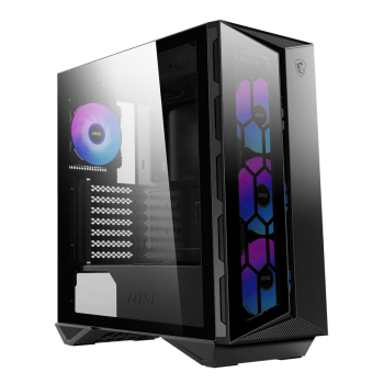 MSI MPG GUNGNIR 110R PC korpuss, Mid-Tower, USB 3.2, Melns | MSI | MPG GUNGNIR 110R | Melns | ATX