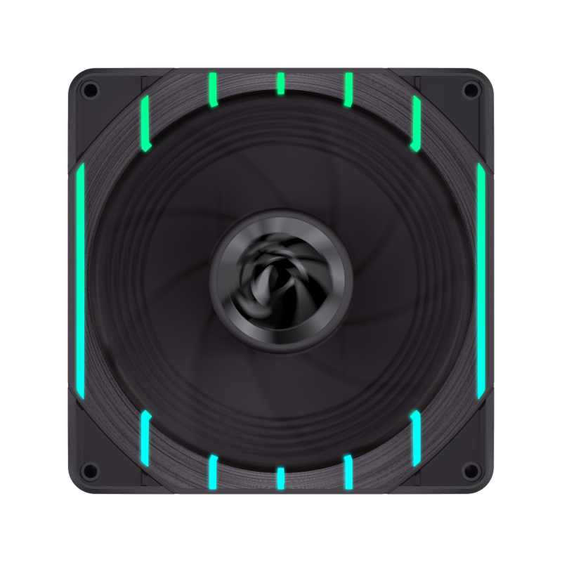 Gamemax Case Fan | TORNADO T14 ARGB-R | Melns