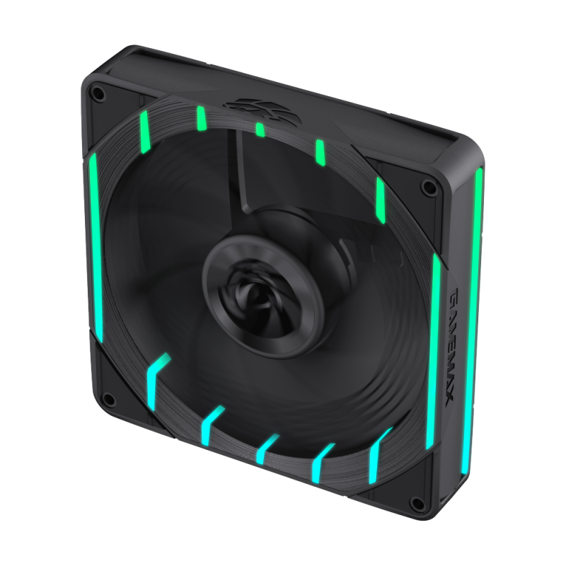 Gamemax Case Fan | TORNADO T14 ARGB-R | Melns