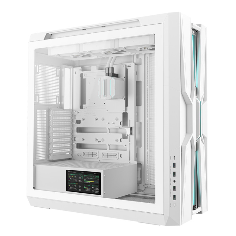 Deepcool Integrated Liquid Cooling Case | GENOME III | White | Full-Tower | ATX PS2 (maximum length: 180mm)