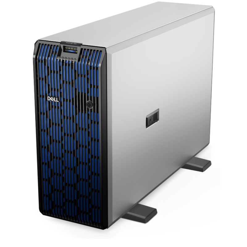 Dell PowerEdge | T560 | Tower | Intel Xeon | 1 | Silver 4510 | 12 | 24 | 2.4 GHz | 1x32GB/2x4TB | Līdz 8x3.5" | PERC H755 | iDRAC9 Enterprise | Bez OS
