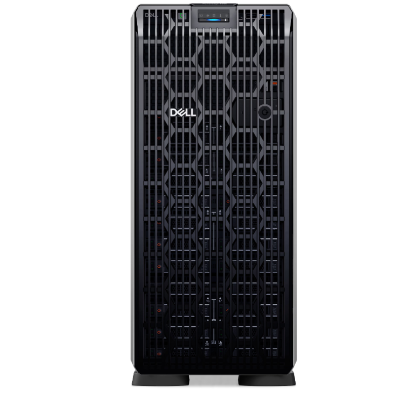 Dell PowerEdge | T560 | Tower | Intel Xeon | 1 | Silver 4510 | 12 | 24 | 2.4 GHz | 1x32GB/2x4TB | Līdz 8x3.5" | PERC H755 | iDRAC9 Enterprise | Bez OS
